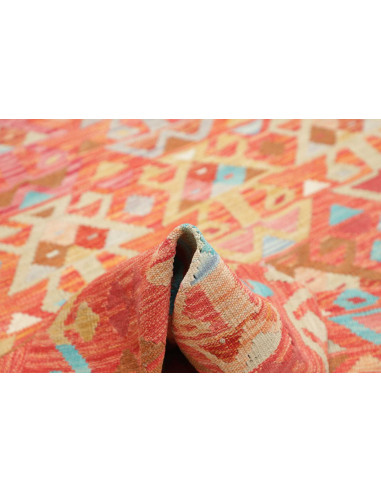 Tappeto Kilim Afghanistan 148x197 Arancione Cor