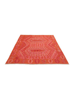 Tappeto Kilim Afghanistan 156x198 Rosso Arancio 2