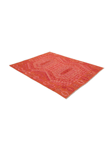 Tappeto Kilim Afghanistan 156x198 Rosso Arancio