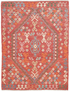 Tappeto Kilim Afghanistan 149x196 Terracotta Az