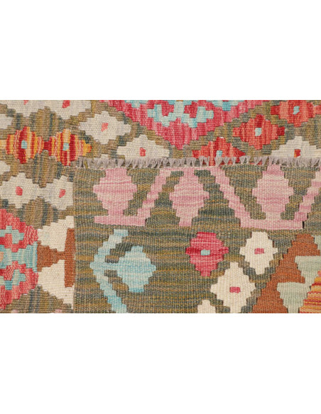 Tappeto Kilim Afghanistan 153x195 Marrone Khaki