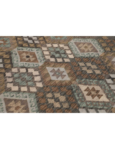 Rug Kilim Afghanistan 154x202 Anthracite Grey E