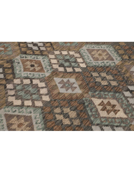 Rug Kilim Afghanistan 154x202 Anthracite Grey E