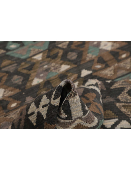 Rug Kilim Afghanistan 151x198 Charcoal Grey Bei