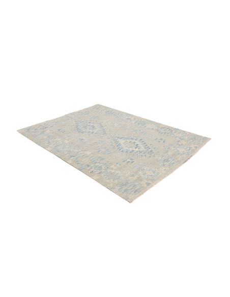 Tappeto Kilim Afghanistan 152x196 Grigio Blu Ci