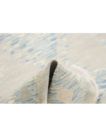 Tappeto Kilim Afghanistan 152x196 Grigio Blu Ci