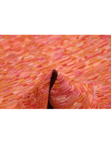 Tappeto Kilim Afghanistan 150x200 Rosso Arancio