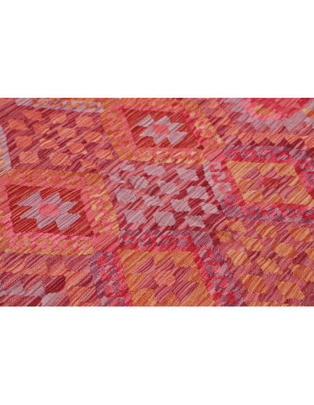 Rug Kilim Afghanistan 153x194 Red Pink Orange L