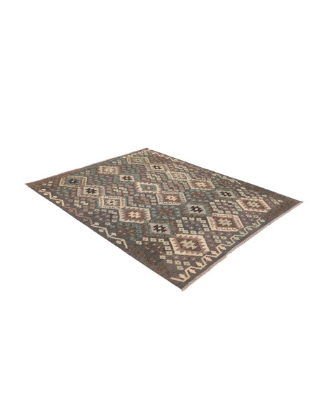 Tappeto Kilim Afghanistan 158x197 Grigio Antrac