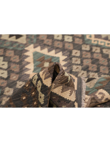 Tappeto Kilim Afghanistan 158x197 Grigio Antrac