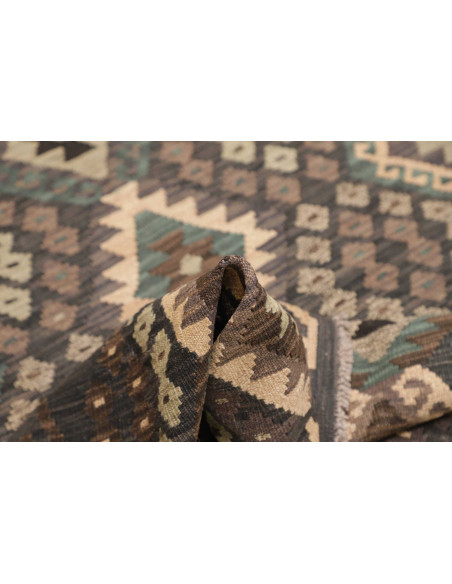 Tappeto Kilim Afghanistan 158x197 Grigio Antrac