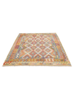 Tappeto Kilim Afghanistan 153x202 Crema Beige A 2