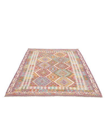 Tappeto Kilim Afghanistan 152x204 Multicolore P