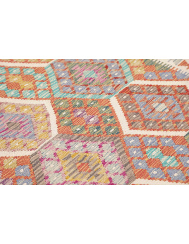 Tappeto Kilim Afghanistan 152x204 Multicolore P