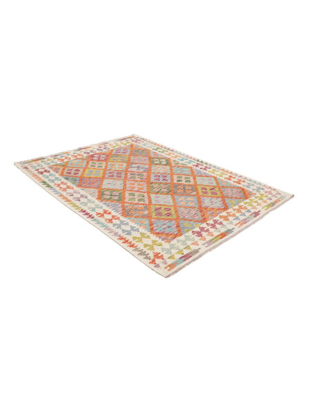 Rug Kilim Afghanistan 154x202 Multicolor Orange