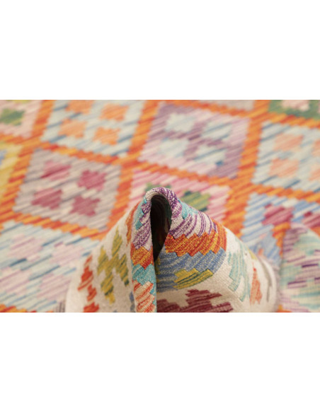 Rug Kilim Afghanistan 154x202 Multicolor Orange