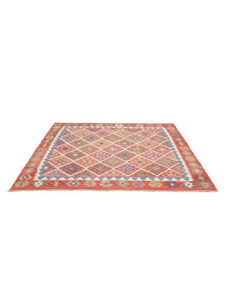 Rug Kilim Afghanistan 200x197 Terracotta Orange