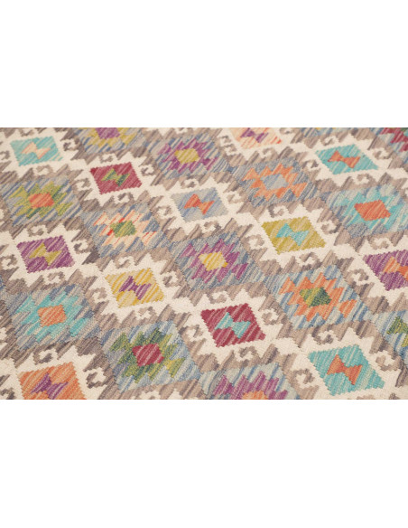 Rug Kilim Afghanistan 197x294 Bluish Grey Purpl