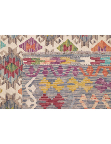 Rug Kilim Afghanistan 197x294 Bluish Grey Purpl