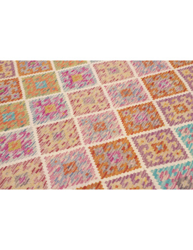 Rug Kilim Afghanistan 201x296 Cream Offwhite Tu