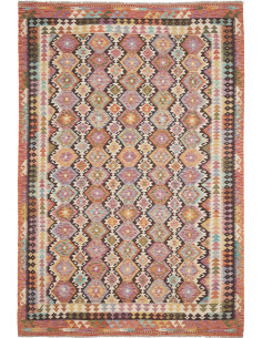 Tappeto Kilim Afghanistan 204x297 Terracotta Ro