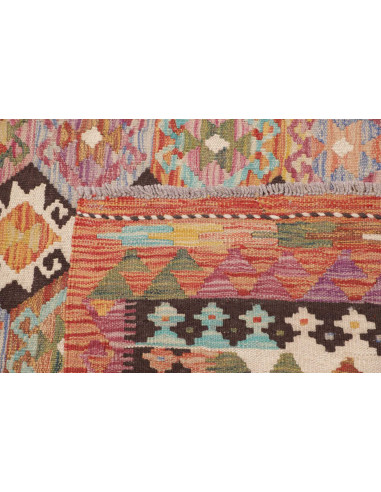 Rug Kilim Afghanistan 204x297 Terracotta Rose L