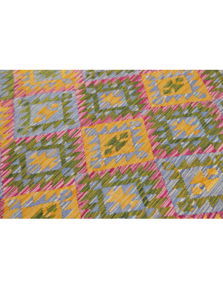 Tappeto Kilim Afghanistan 171x241 Magenta Oro B