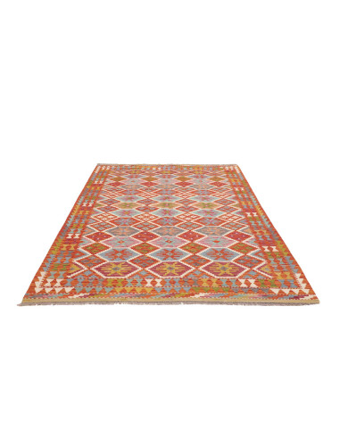 Tappeto Kilim Afghanistan 173x250 Terracotta Bl