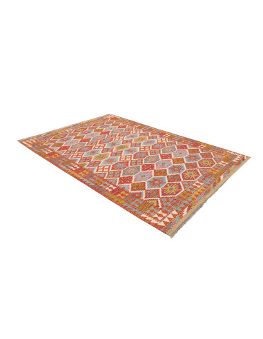 Tappeto Kilim Afghanistan 173x250 Terracotta Bl