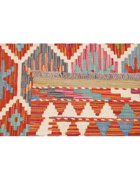 Tappeto Kilim Afghanistan 173x250 Terracotta Bl