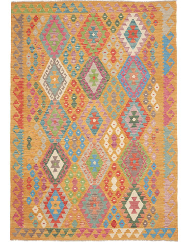 Rug Kilim Afghanistan 175x245 Ocre Yellow Green
