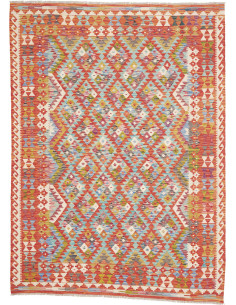 Tappeto Kilim Afghanistan 175x240 Rosso Terraco
