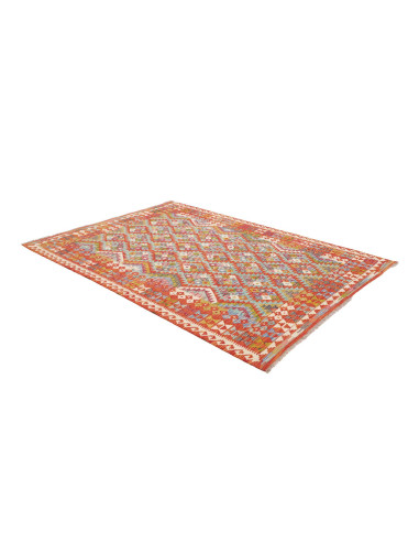 Tappeto Kilim Afghanistan 175x240 Rosso Terraco