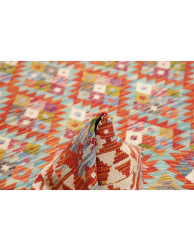 Tappeto Kilim Afghanistan 175x240 Rosso Terraco