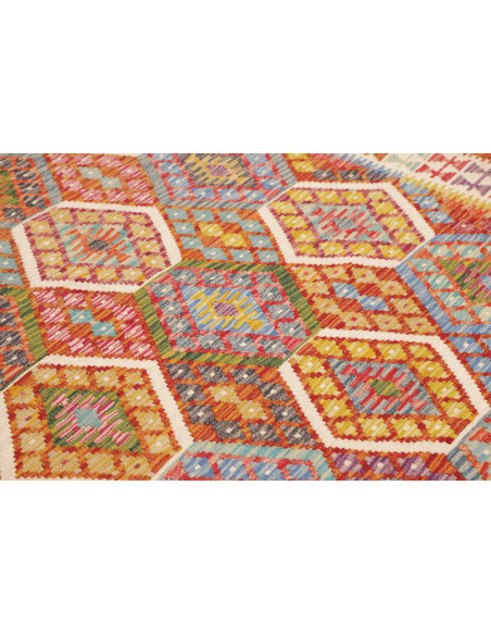 Rug Kilim Afghanistan 176x253 Red Orange Blue G