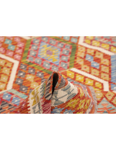Rug Kilim Afghanistan 176x253 Red Orange Blue G