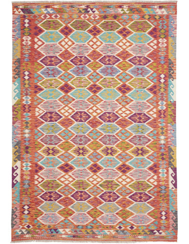 Tappeto Kilim Afghanistan 176x257 Terracotta Ve