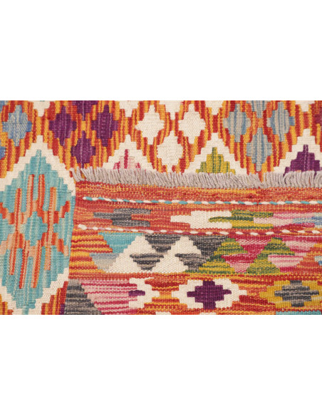 Tappeto Kilim Afghanistan 176x257 Terracotta Ve