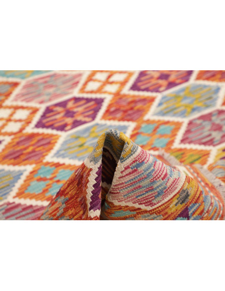 Tappeto Kilim Afghanistan 176x257 Terracotta Ve