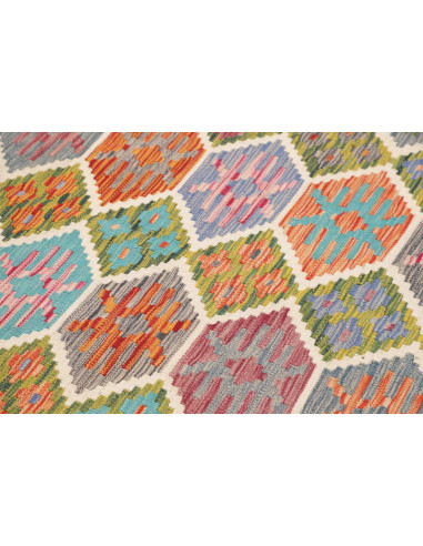 Tappeto Kilim Afghanistan 179x249 Verde Oliva C