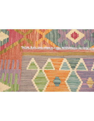 Rug Kilim Afghanistan 169x247 Terracotta Blue G