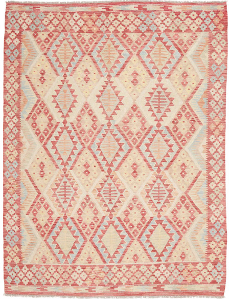 Tappeto Kilim Afghanistan 179x235 Rosso Corallo