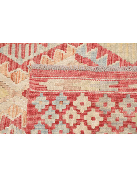 Tappeto Kilim Afghanistan 179x235 Rosso Corallo