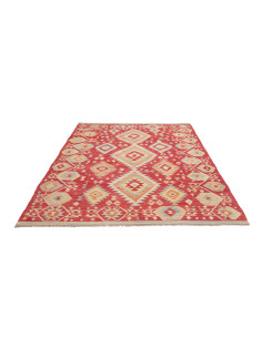 Tappeto Kilim Afghanistan 176x246 Rosso Profond 2