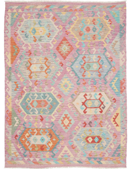 Rug Kilim Afghanistan 174x231 Pastel Pink Light