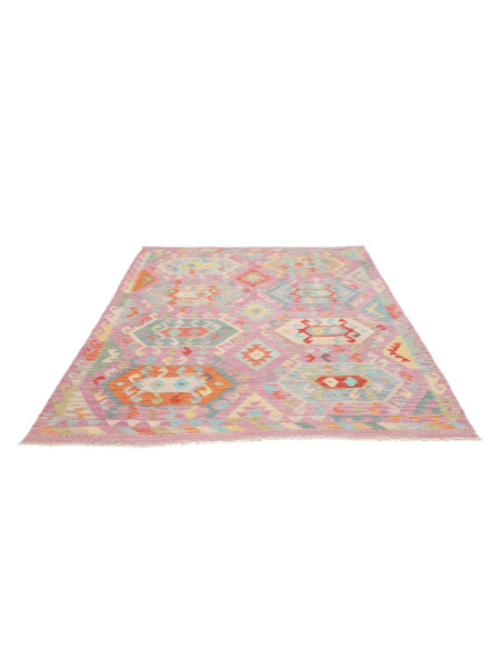 Rug Kilim Afghanistan 174x231 Pastel Pink Light