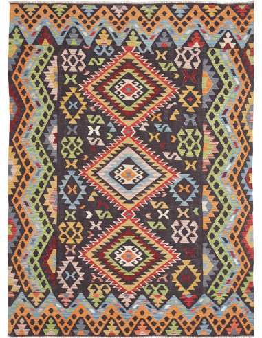Tappeto Originale Kilim Afghanistan 175x240 Gri