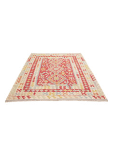 Hand Made Rug Kilim Afghanistan 172x234 Red Bei 2