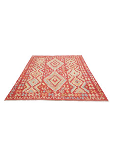 Hand Made Rug Kilim Afghanistan 179x232 Red Bei 2