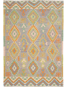 Tappeto Originale Kilim Afghanistan 170x242 Gri